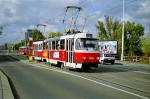 15.10.2003: Tatra T3SUCS vogntog med nr. 7248 ved Libeňský most.