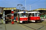 17.10.2000: Tatra T3 vogntog med nr. 6962 ved stoppestedet Vltavská. Vognen er siden blevet ombygget til type T3R.P med nr. 8532.