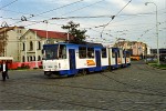 17.10.2000: Tatra KT8D5 ledvogn nr. 9034 ved Palmovka metrostation. Vognen er siden blevet ombygget til type KT8D5.RN2P nr. 9084.