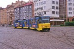 25.07.2002: Tatra KT8D5 ledvogn nr. 9016 ved Palmovka metrostation.