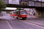 25.07.2002: Tatra T3R.P vogntog med nr. 8226 (ex T3 nr. 6666) i gaden Nádražni.
