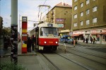 Uge 42 2003: Bogievogn type T3SUCS nr. 7036 ved stoppestedet Slavia.