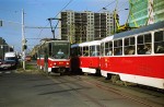 Uge 42 2003: Bogievogn type T6A5 nr. 8711 lige før stoppestedet Slavia.