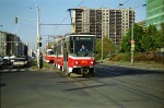 Uge 42 2003: Bogievogn type T6A5 nr. 8712 lige før stoppestedet Slavia.