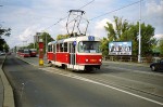 Uge 42 2003: Tatra T3 vogn nr. 6840 på Libeňský most. Vognen er siden ombygget til T3R.P nr. 8490.