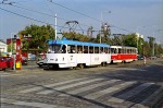 17.10.2000: Tatra T3 vogntog med nr. 6798 ved stoppestedet Výstaviště. Nr. 6798 er siden blevet ombygget to gange, først til type T3M nr. 8006 og derefter til T3R.P nr. 8485.