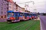 Juli 2002: Tatra T3SUCS vogntog med nr. 7189 på Hradčanská.