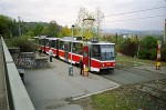 Uge 42 2003: Tatra KT8D5 ledvogn nr. 9008 ved stoppestedet Krejcárek.