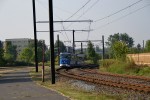 30.08.2013: Tatra/Bombardier vogntog på vej gennem Dierkower Kreuz.