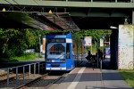 29.08.2013: DWA/DUEWAG 6N1 ledvogn nr. 661 på Haltepunkt Holbeinplatz.