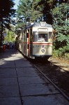 21.09.1991: Gotha G4-61 ledvogn nr. 714 fra 1964 ved stoppestedet Neuer Friedhof. Vognen blev skrottet i 1996.