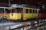 21.09.1991: Museumsvogn nr. 26 er en Wismar T2 motorvogn fra 1926. Vognen ombyggedes til sit oprindelige udseende i løbet af 1980'erne.