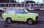 21.09.1991: Lige efter Die Wende var Trabanten stadig at se som tjenestevogn.