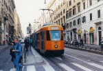 Uge 42 2002: PCC All Electric bogievogn nr. 8005 i Via Napoleone III ved Piazza Vittorio Emanuele II i retning mod Porta Maggiore og Viale Togliatti.