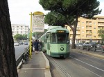 16.10.2008: TAS ledvogn nr. 7063 i Via Prenestina på Largo Irpinia på vej mod Viale Togliatti.