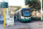 Uge 42 2002: Cityway II ledvogn nr. 9106 på Piazza di Porta Maggiore.