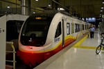 27.09.2013: CAF 81/83 vogntog på linje T1 til Inca på Mallorcas hovedbanegård Estació Intermodal.