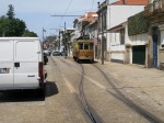 05.05.2011: Den dobbeltsporede endestation i Foz do Douro (Rua do Passeio Alegre). Tidligere var det jo “bare”et stoppested med krydsningsmulighed, men i dag er det vist meget sjældent, at begge spor bruges.