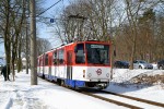 25.03.2013: Tatra KT8D5 vogn nr. 21 på vej mellem Strausberg og Landhausstraße.