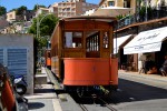 26.09.2013: Bivogn nr. 7, der oprindelig stammer fra Bilbao (1932), ses her ved endestationen i Port de Sóller.